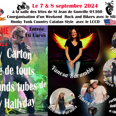 Week -end rock and bikers et Honky Tonk 100% Catalan 