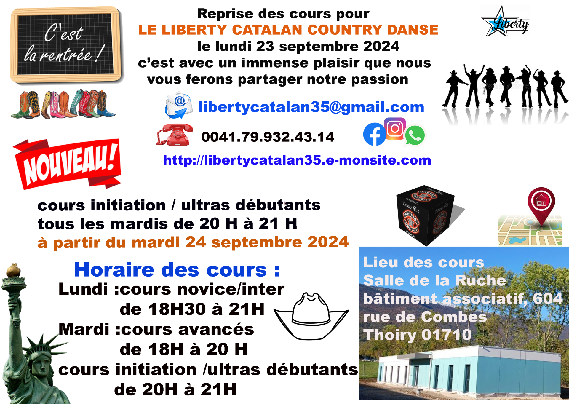 Cours rentree 2024