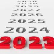 Depositphotos 610494042 stock photo 2023 future represents new year