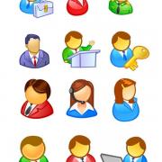 Vector people in the user icon vector material cdr